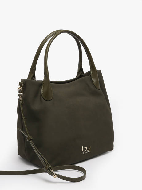 Schoudertas Daisy Suede By byblos Groen daisy suede BS66B01S ander zicht 1